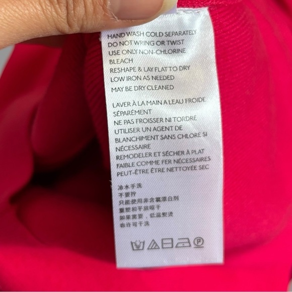 Anthropologie Daily Practice Pink Belted Oversized Sweater Dress Small - Picture 12 of 13